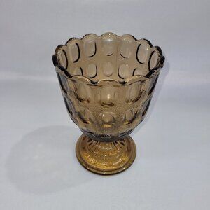 E.O. Brody Co M4200 Carnival Glass Vintage 8.25" Goblet Made USA
